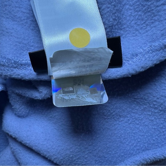 The North Face Cropped Fleece 1/4 Zip Pullover Sweatshirt Light Purple Womens M - Picture 8 of 8